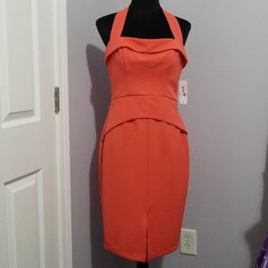 Make an Offer NWT Flirty halter style peach dress